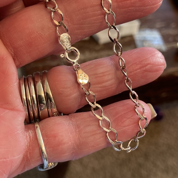 Sterling silver 925 made in Italy 7” bracelets - Picture 2 of 7